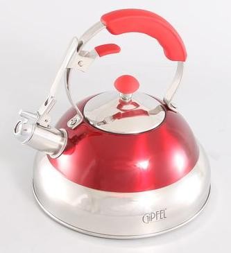 Чайник для кипячения воды Visit (2,7 л) красный | Visit | Gipfel