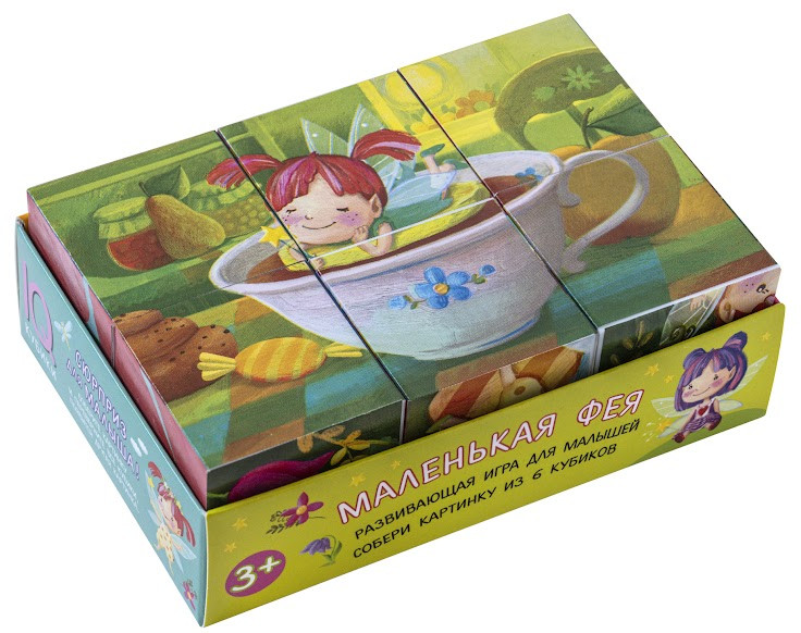 Кубики в поддончике «Маленькая фея» | IQ Кубики