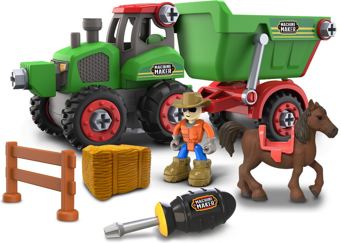 Набор игровой «Трактор, прицеп и аксессуары» | Farm Vehicles | Nikko