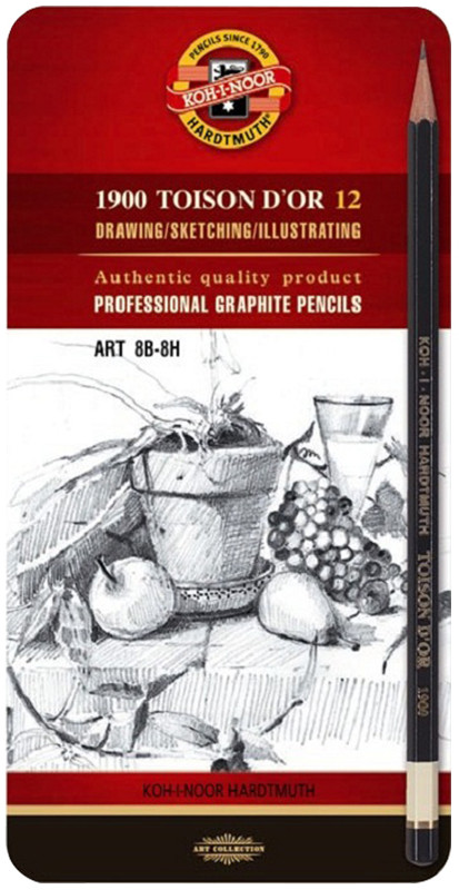 Набор карандашей чернографитных | Toison D or | Koh-I-Noor