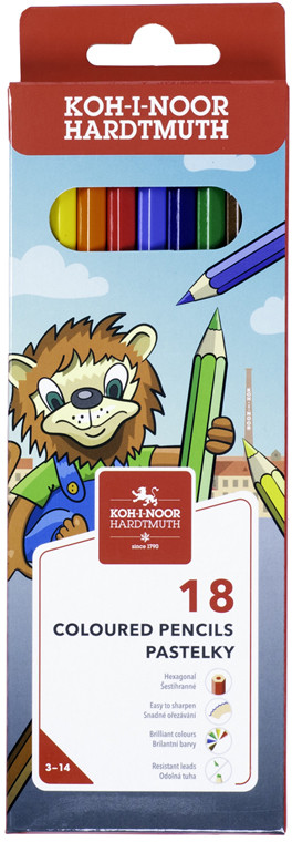 Набор карандашей цветных | Lion | Koh-I-Noor