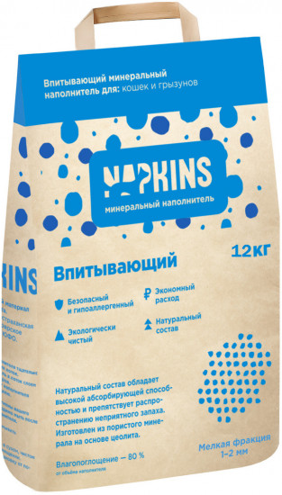 Наполнитель для кошачьего туалета впитывающий