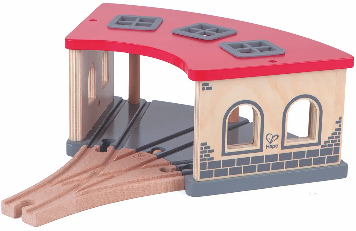 Элемент железной дороги «Депо для трех локомотивов» | Железная дорога | Hape