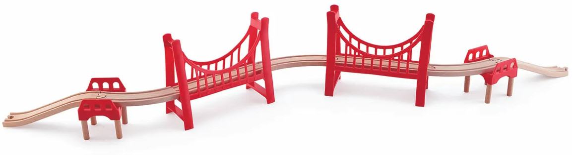Элемент железной дороги «Двойной подвесной мост» | Железная дорога | Hape