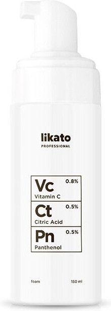 Пенка для умывания с витамином С, пантенолом и лимонной кислотой | Likato Professional
