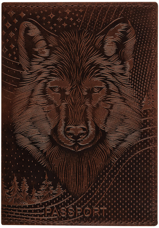 Обложка для паспорта «Волк» | OfficeSpace