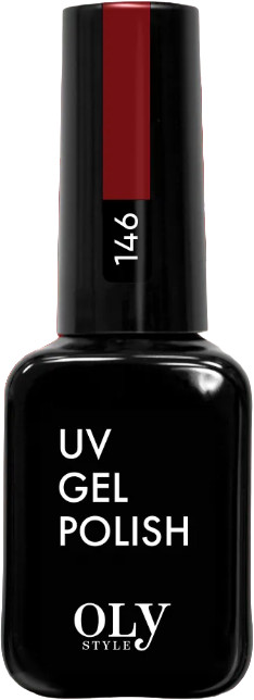 Гель-лак для ногтей, оттенок 146 Красный бархат | UV gel polish | Oly Style