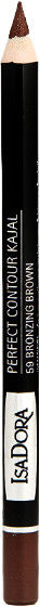 Карандаш для век «Perfect Contour Kajal», оттенок 59 Bronzing Brown | IsaDora