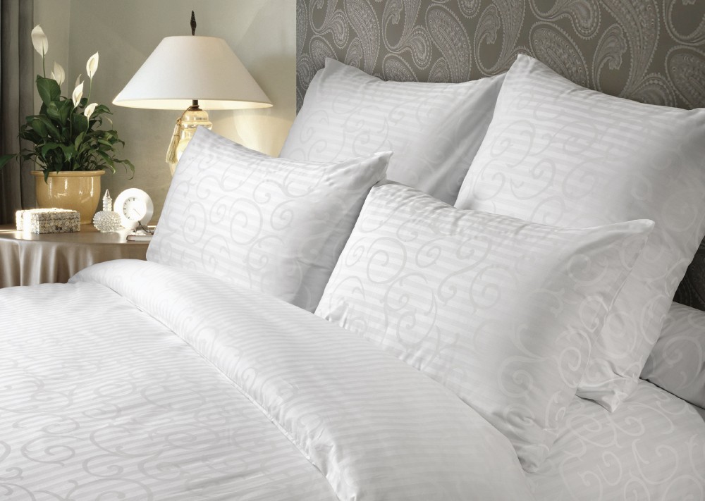 Комплект постельного белья «Магический узор» (2-спальный, сатин, 2 наволочки 70х70) | Stripe-Sateen | НордТекс