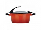 Кастрюля Virgo Orange (4,6 л) со стеклянной крышкой