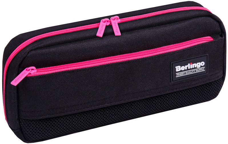 Пенал мягкий «Black and pink» | Black pink | Berlingo