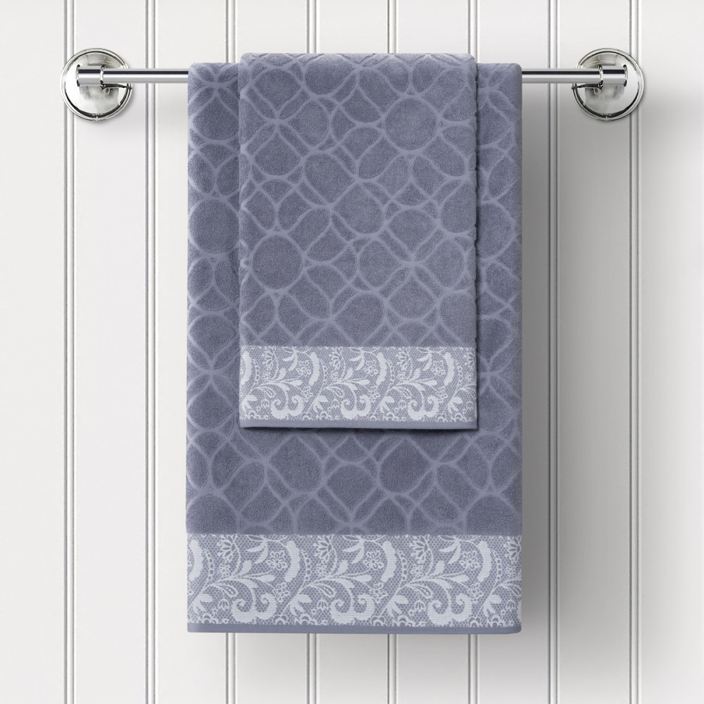 Полотенце махровое «Guipure ocean» | Guten Morgen