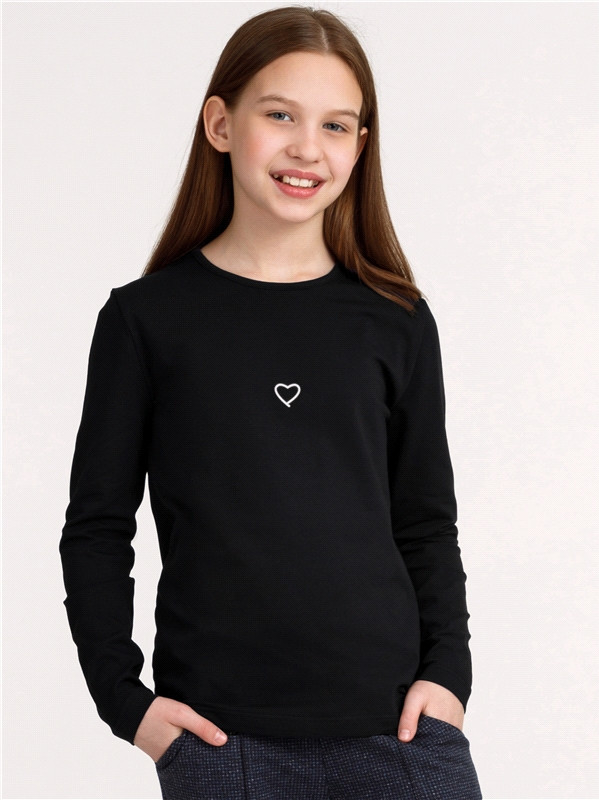 Лонгслив для девочек | Прогулка | Апрель