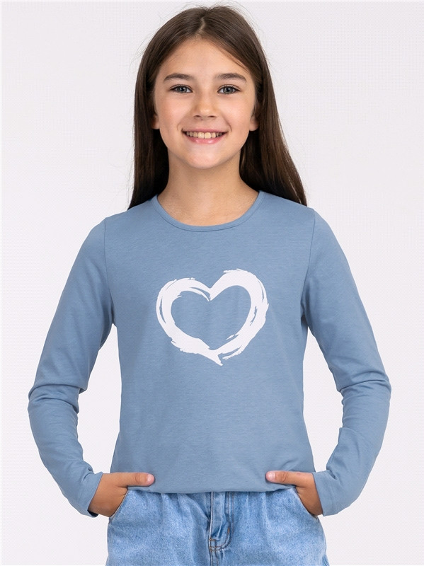 Лонгслив для девочек | Прогулка | Апрель