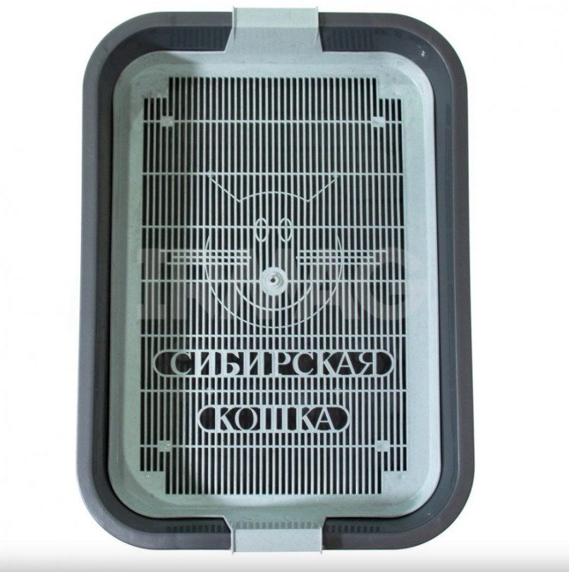 Туалет для кошек с сеткой и высокими ножками | Сибирская Кошка