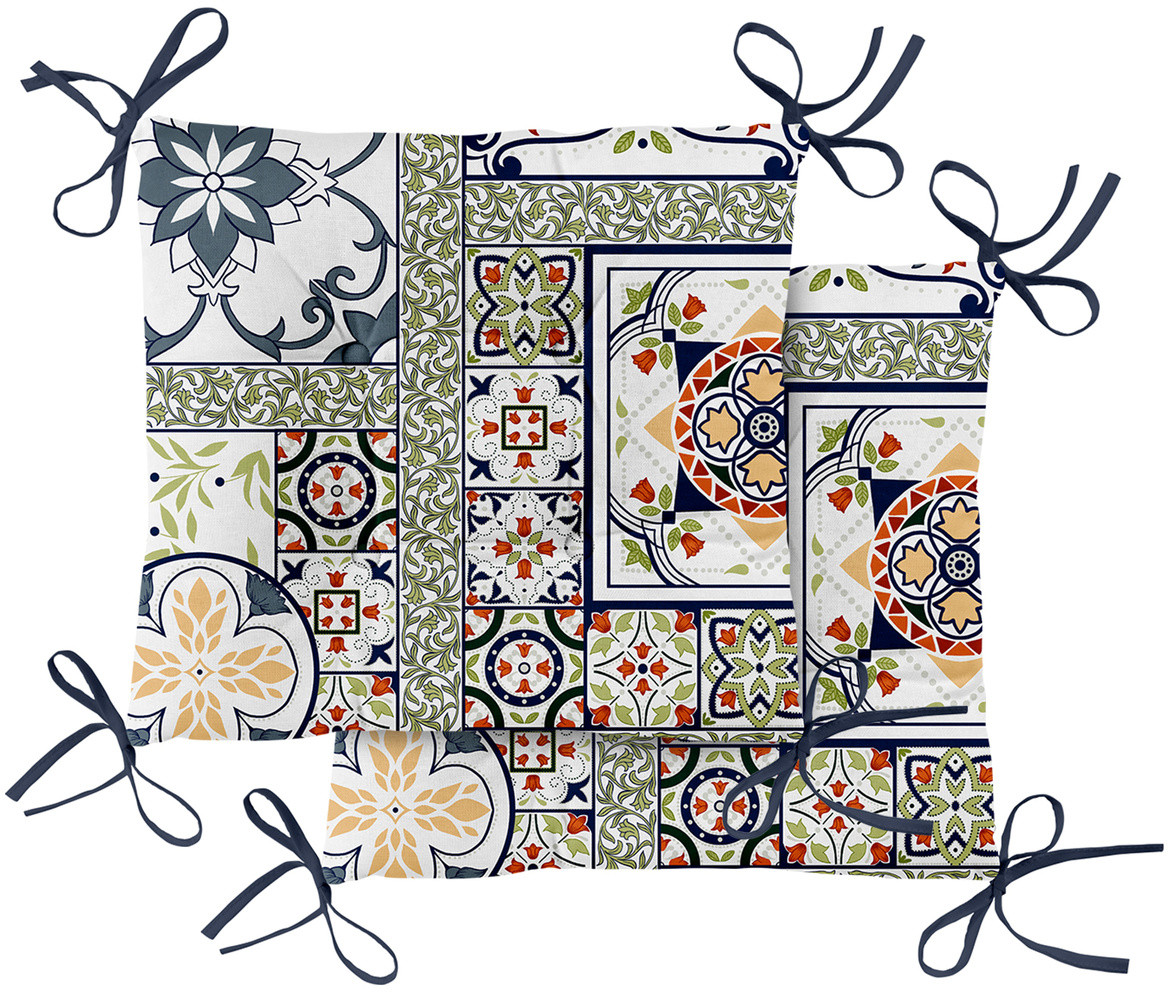 Комплект подушек на стул | Азулежу | Mia Cara