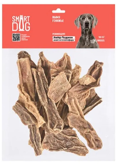 Лакомство для собак «Вымя говяжье» | Smart Dog
