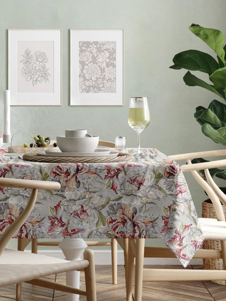 Скатерть на стол | Душистый пион | Mia Cara