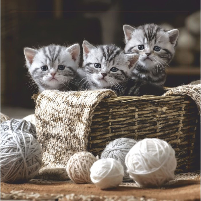 Картина на подрамнике «Котята» | Симфония