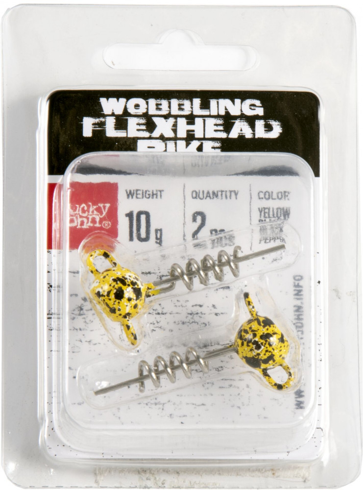 Набор груз-головок спираль «Wobbling Flexhead Pike» | BBS | Lucky John