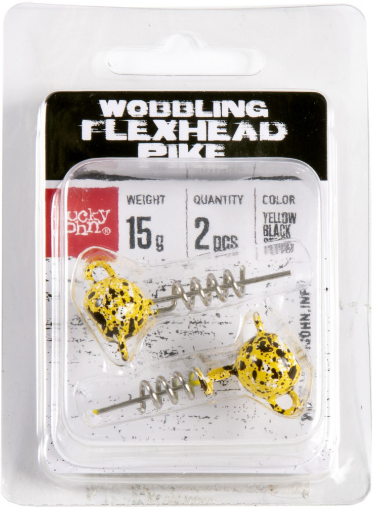 Набор груз-головок спираль «Wobbling Flexhead Pike» | BBS | Lucky John