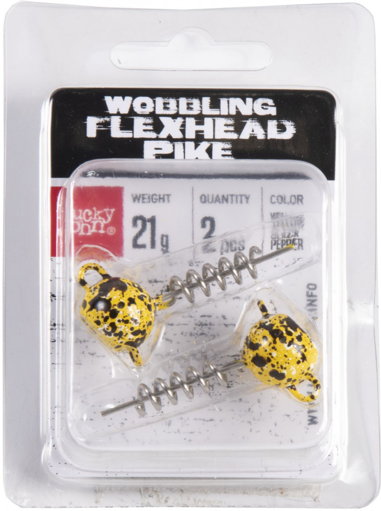 Набор груз-головок спираль «Wobbling Flexhead Pike» | BBS | Lucky John