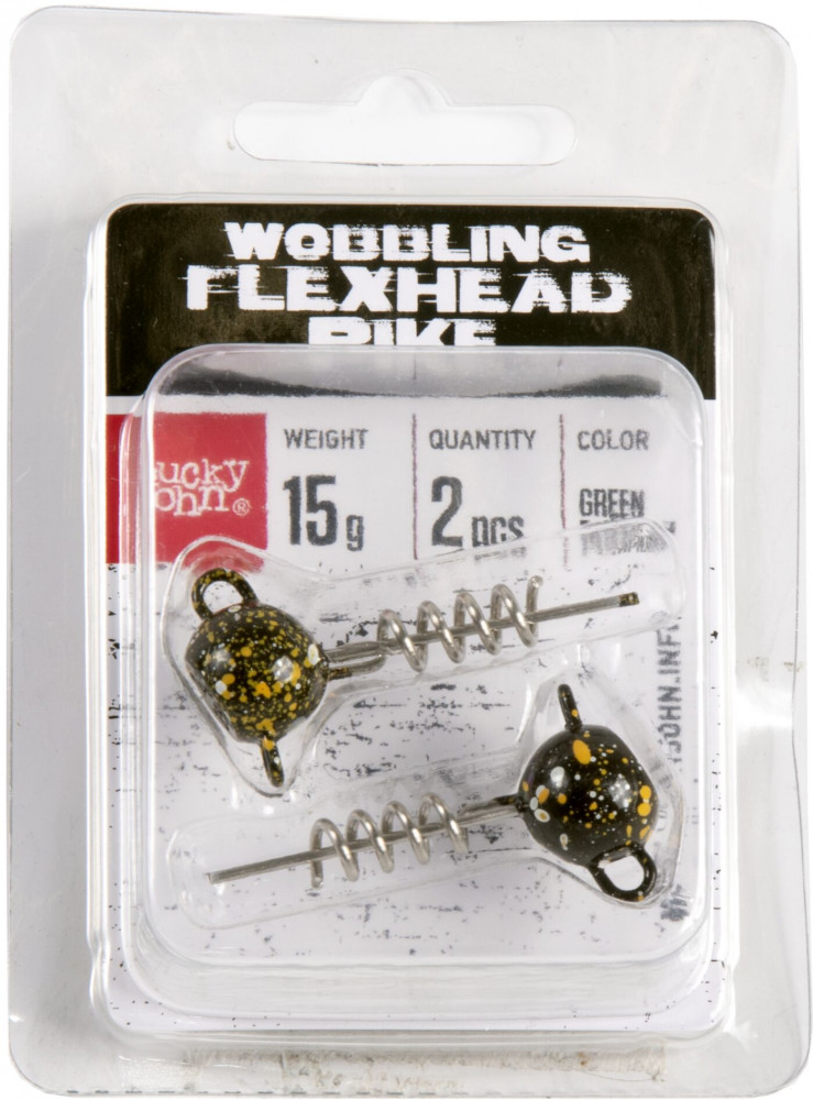 Набор груз-головок спираль «Wobbling Flexhead Pike» | BBS | Lucky John