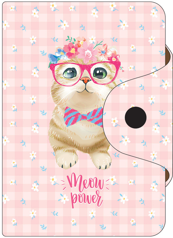Визитница карманная «Meow power» | OfficeSpace