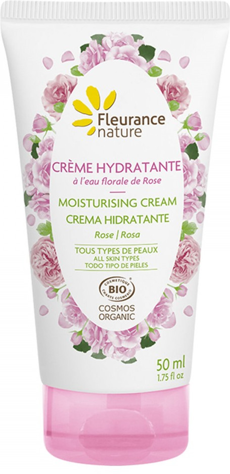 Крем для лица увлажняющий с экстрактом розы | Fleurance nature