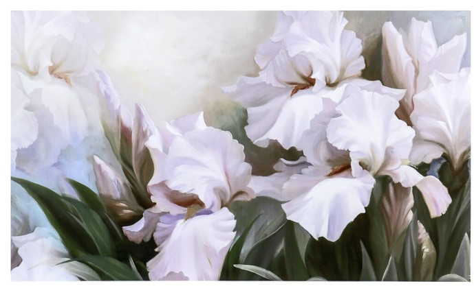 Картина-холст на подрамнике «Ирисы» | Topposters