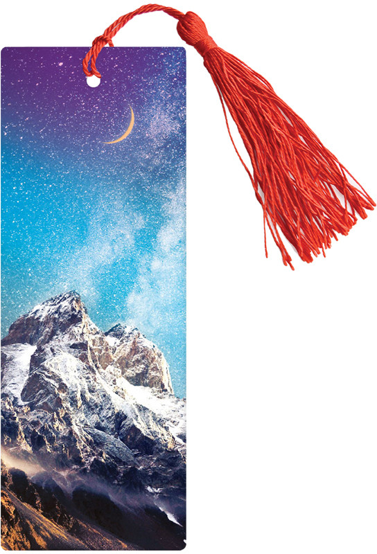 Закладка для книг с линейкой «Mountain» | ArtSpace
