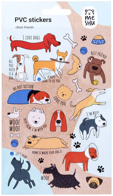 Наклейки «Best friend» | Meshu