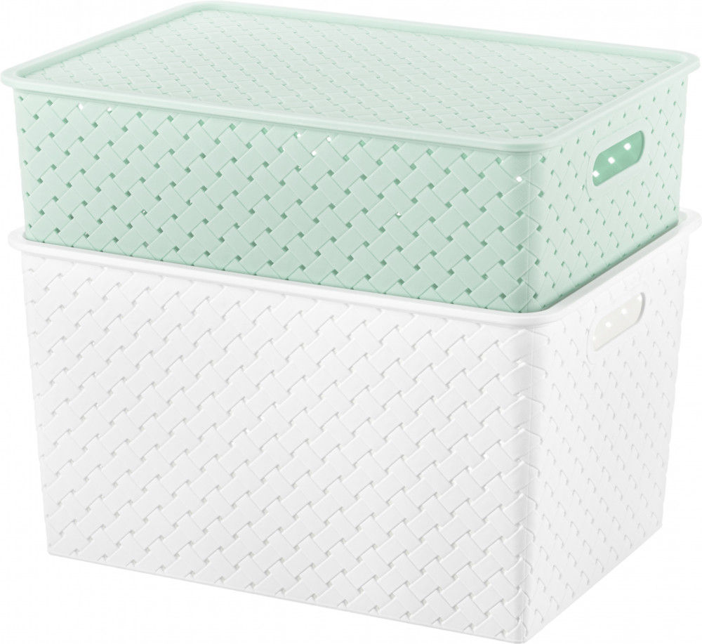 Набор корзинок с крышками «Береста» | Береста | El Casa