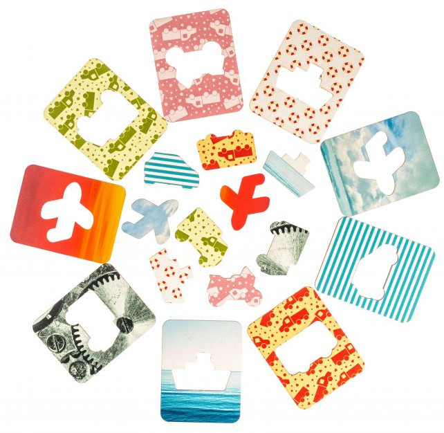 Игра развивающая «Досочки Сегена.Транспорт» | WoodLandToys