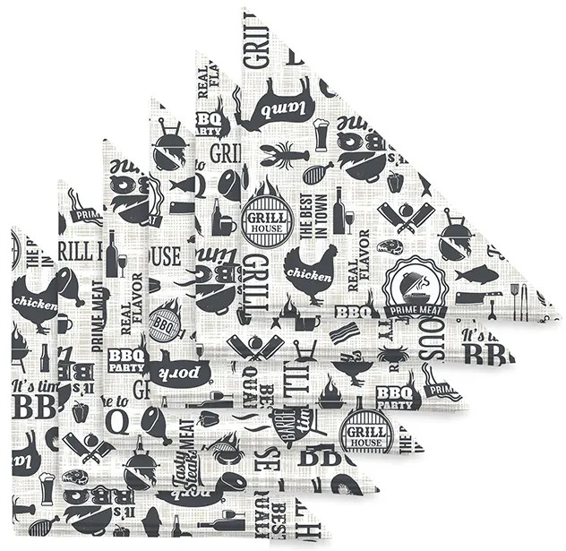 Комплект салфеток | BBQ | Унисон
