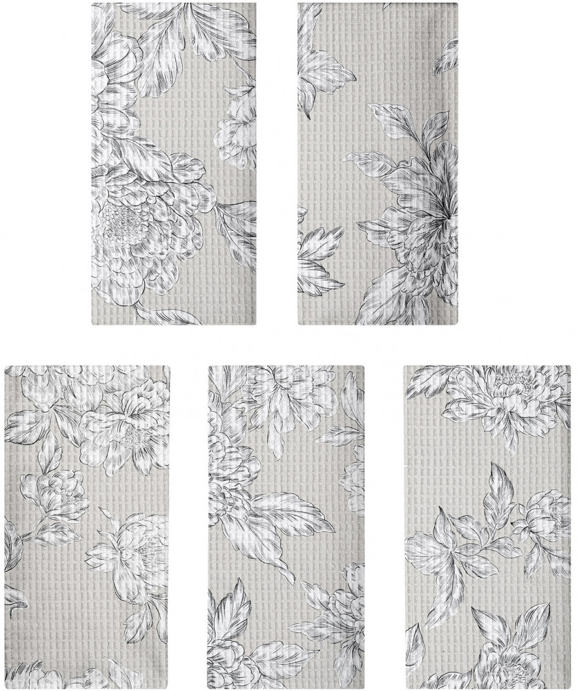 Комплект полотенец вафельных | Bottega Verde | Mia Cara