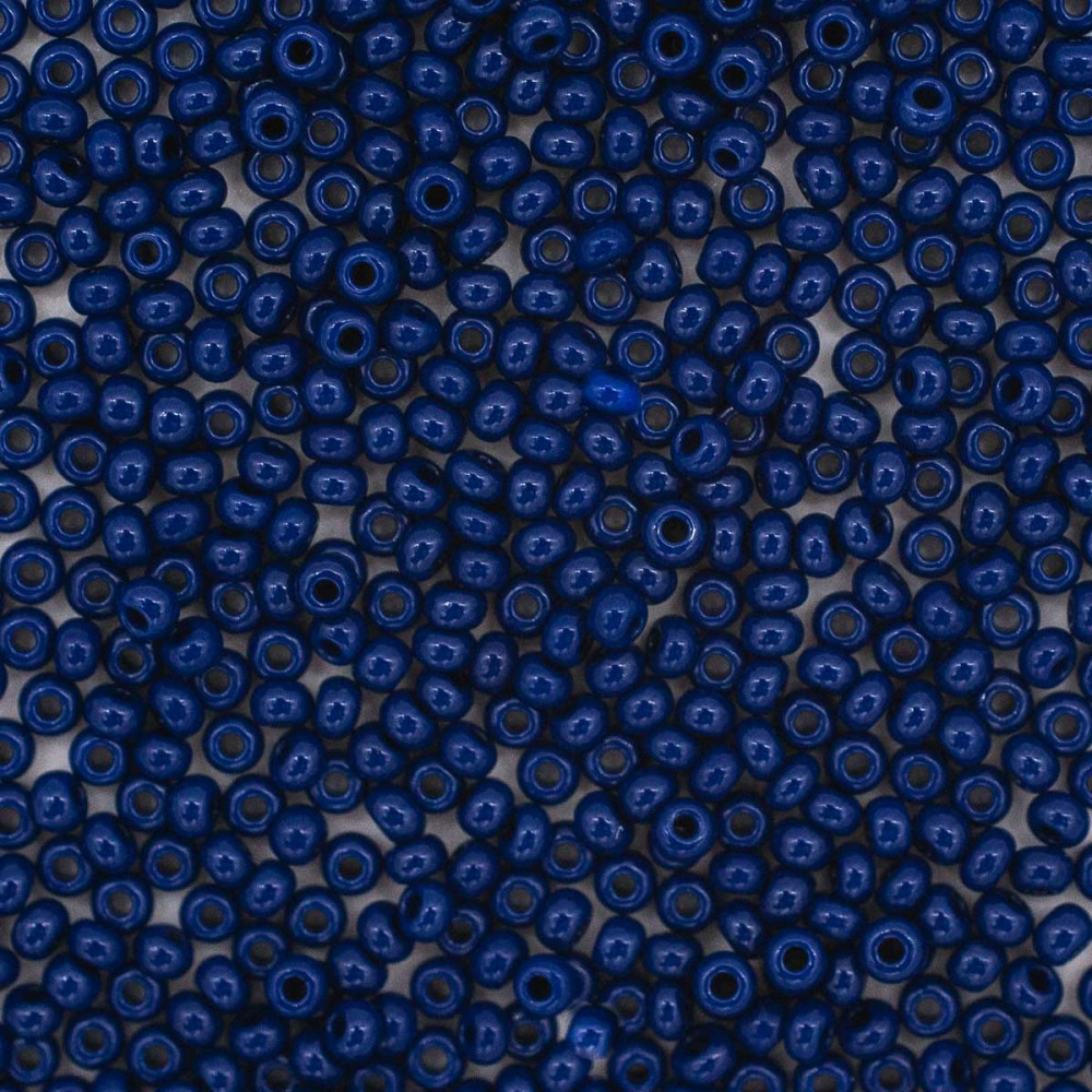 Бисер непрозрачный, цвет 33070 темно-синий | Preciosa