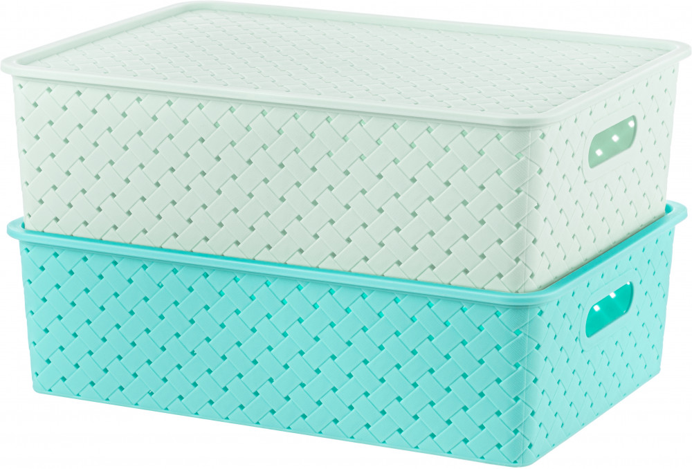 Набор корзинок с крышками «Береста» | Береста | El Casa