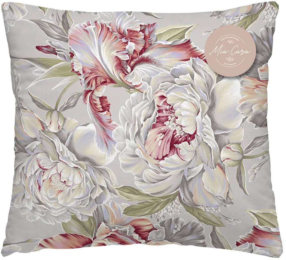 Подушка декоративная | Душистый пион | Mia Cara