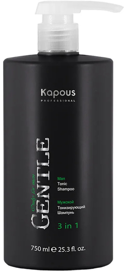 Шампунь для волос мужской тонизирующий | Gentlemen | Kapous Professional