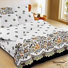 Комплект постельного белья Кружево (2-спальный, бязь, 2 наволочки 50х70)