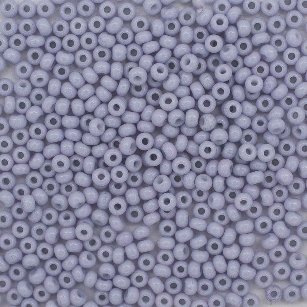 Бисер непрозрачный, цвет 03221 бледно-сиреневый | Preciosa