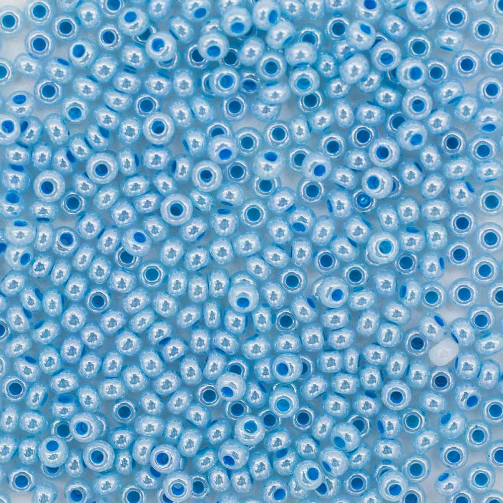 Бисер жемчужный, цвет 37336 голубой | Preciosa