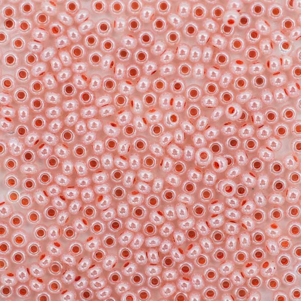 Бисер жемчужный, цвет 37389 светло-персиковый | Preciosa