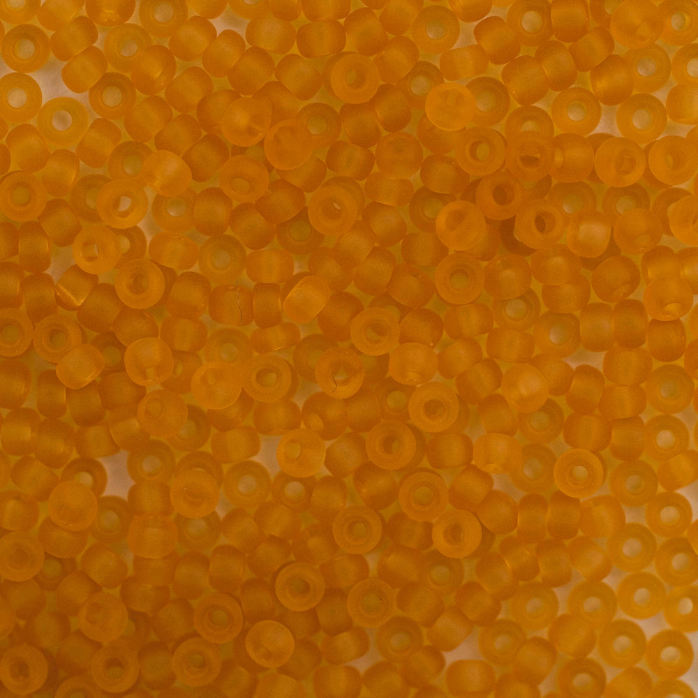 Бисер прозрачный, цвет 10050 M янтарный матовый | Preciosa