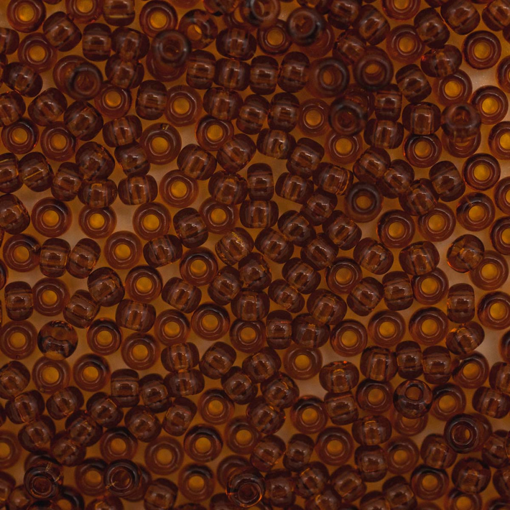 Бисер прозрачный, цвет 10090 светло-коричневый | Preciosa