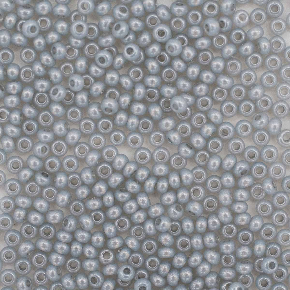 Бисер алебастр, цвет 17708 светло-серый | Preciosa