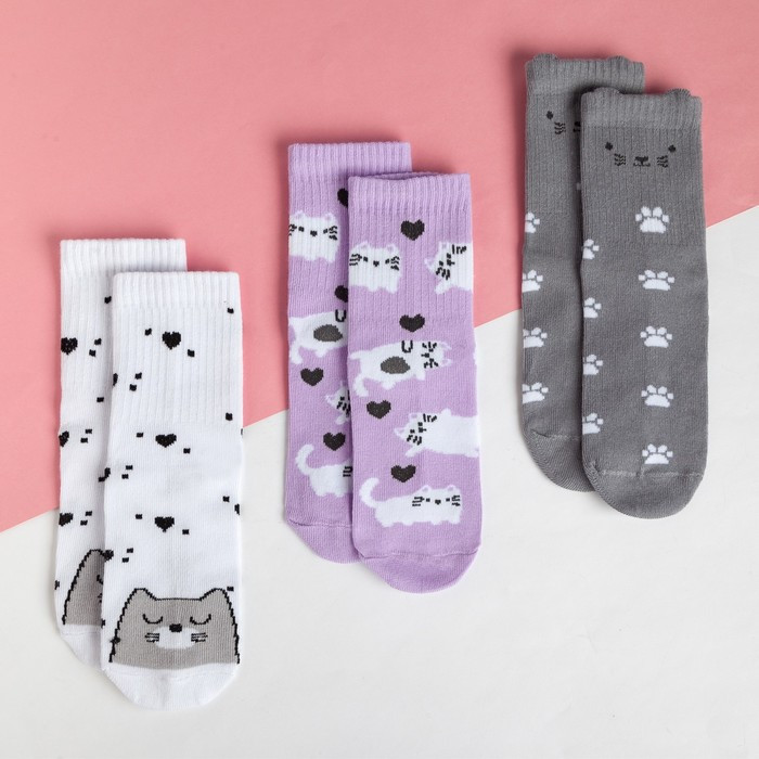 Набор носков детских «Котик» | KAFTAN