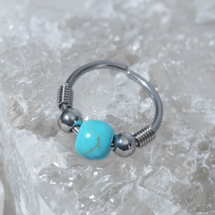 Пирсинг для носа «Бирюза»