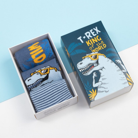 Набор носков детских «T-Rex»